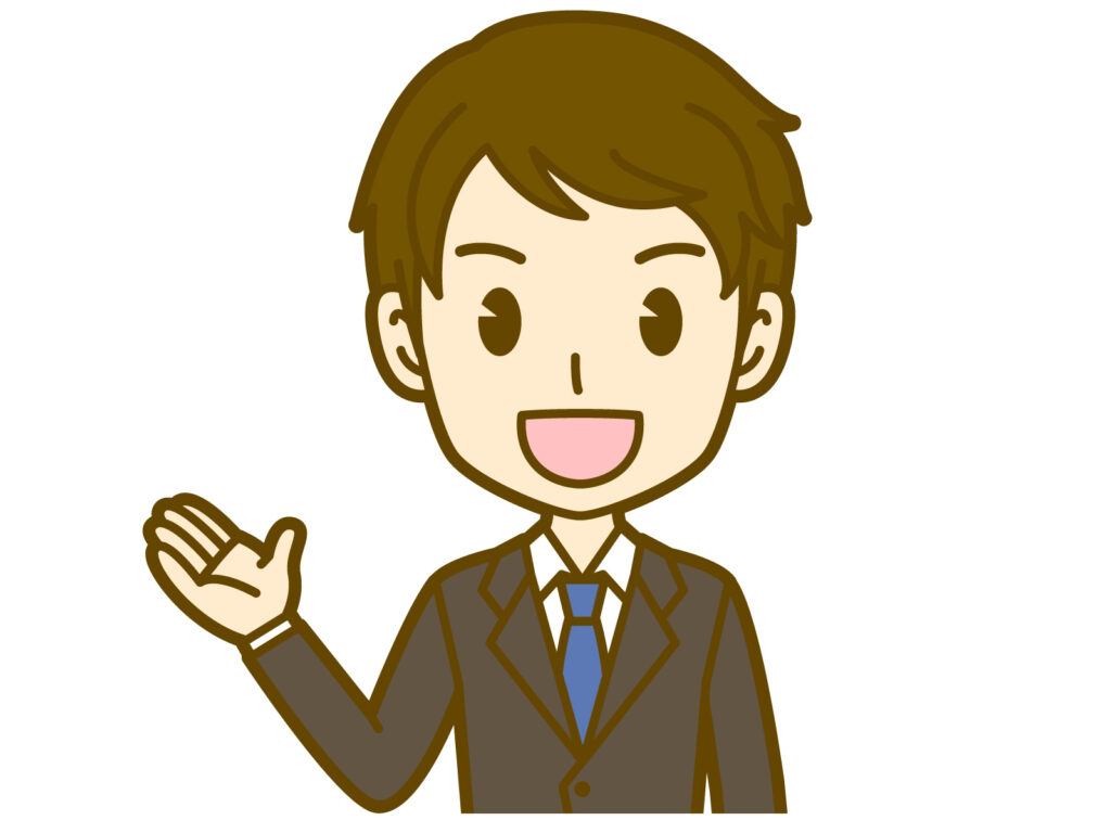 先生のイラスト